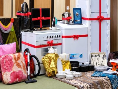اهدای ۱۳۰ دست جهیزیه و هزاران دست لباس